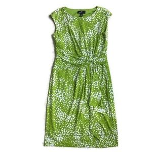 Ronni Nicole Green/White Polka Dot Dress-Sz 6